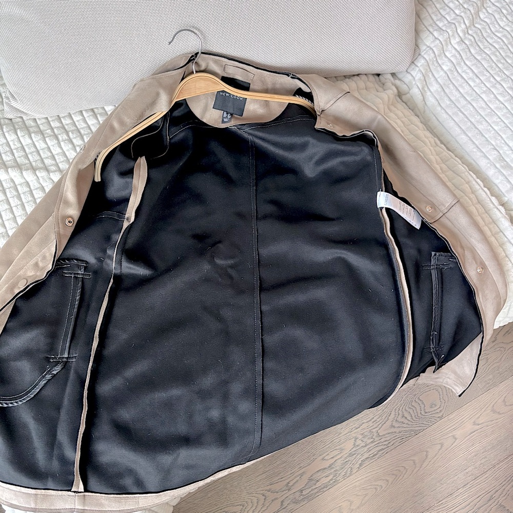 SOLD❣️ ASOS New Look Micro Suede Jacket - Picture 7 of 8